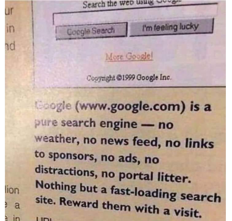 google 1999